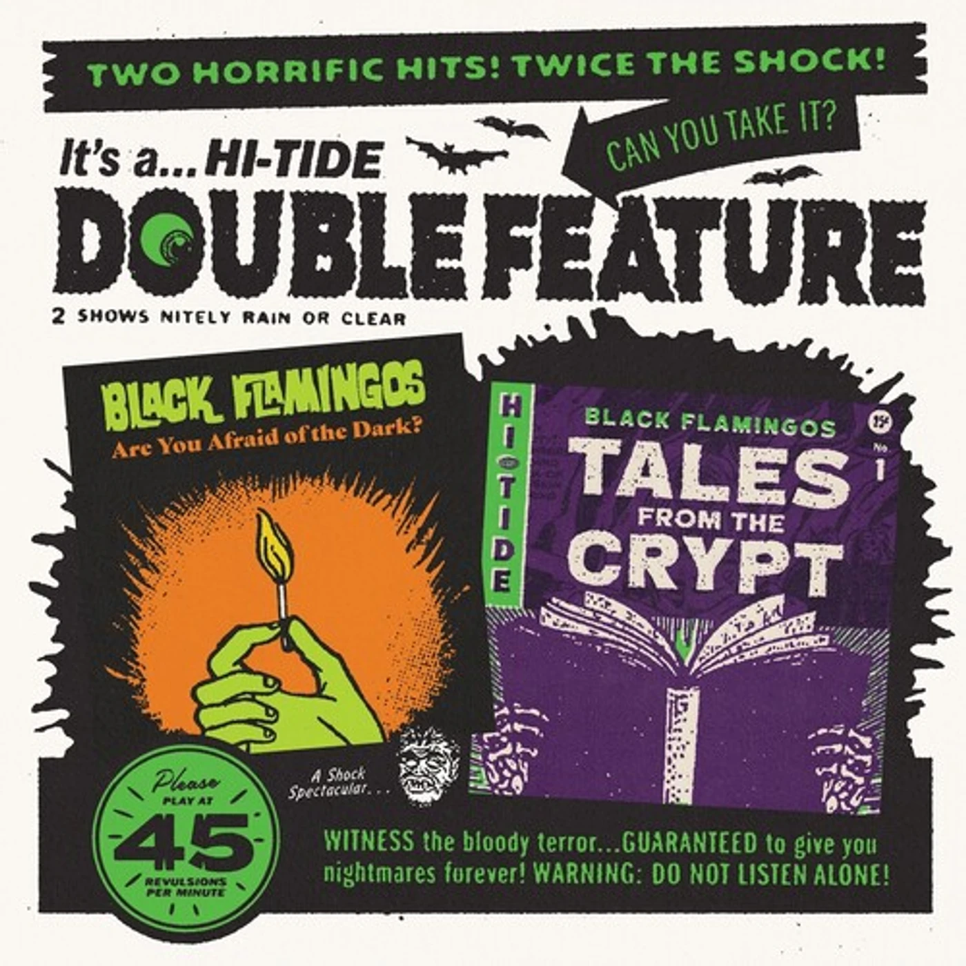 BLACK FLAMINGOS "DOUBLE FEATURE: TALES FROM THE Vinyl Record