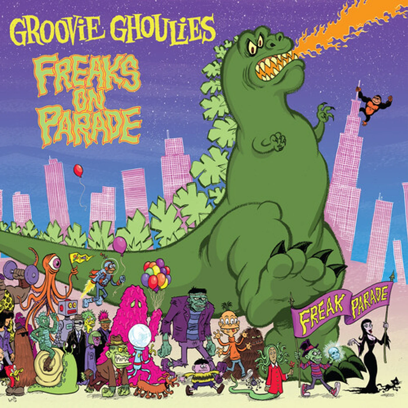 Groovie Ghoulies FREAKS ON PARADE Vinyl Record