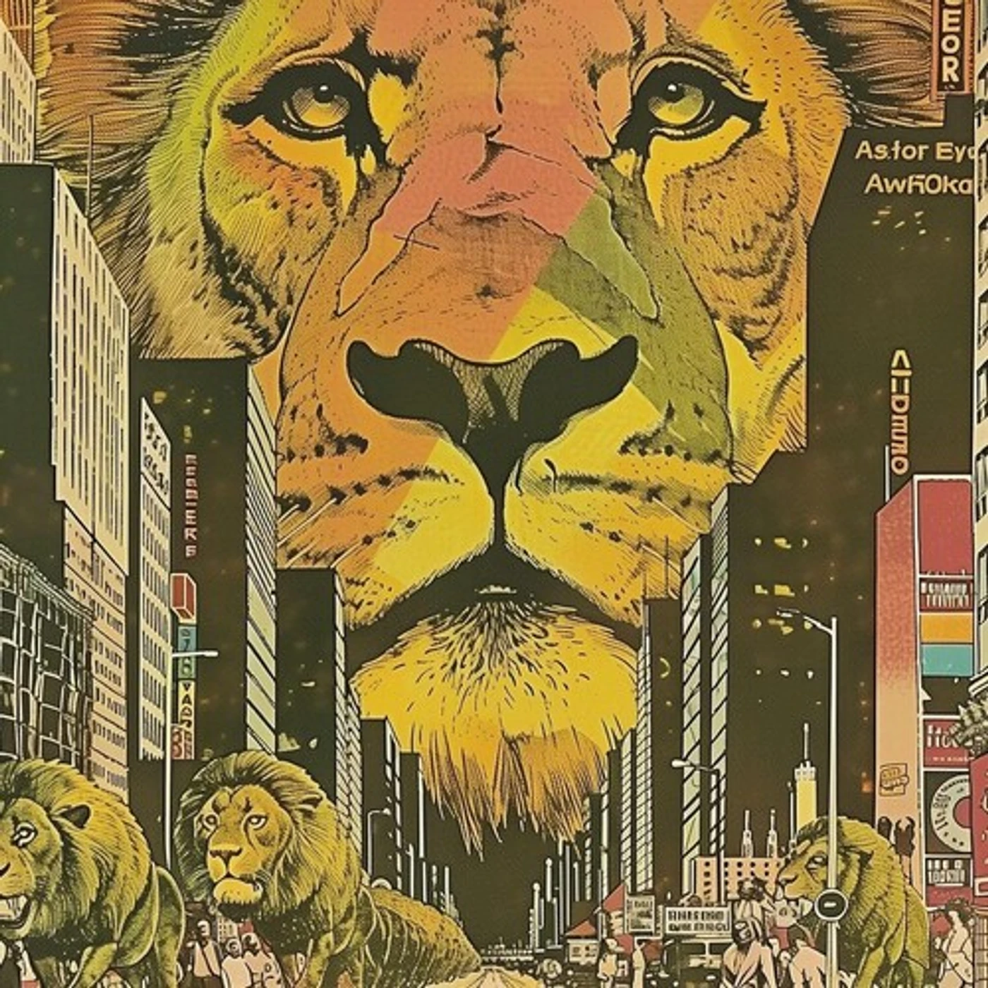 Lions in the Street Moving Along Vinyl Record