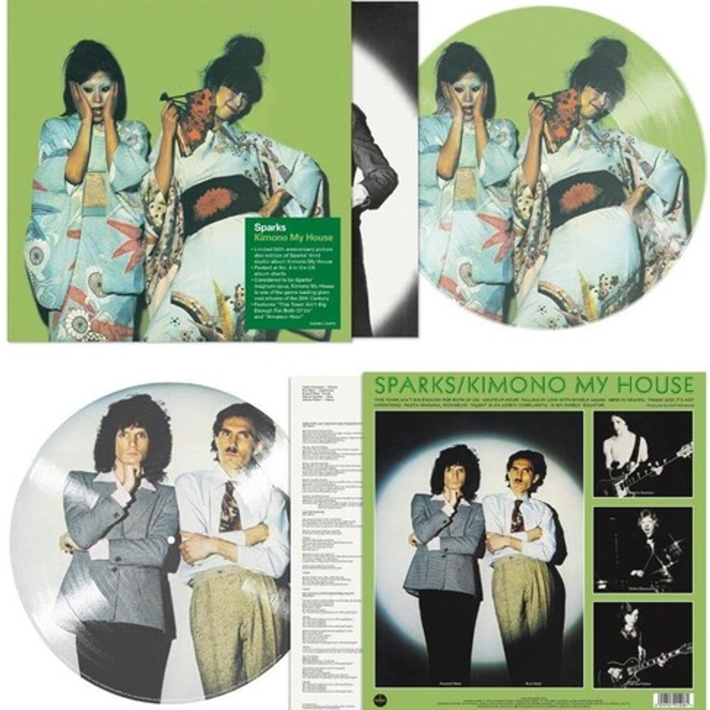 Sparks Kimono My House - 50th Anniversary Picture Disc Vinyl Record
