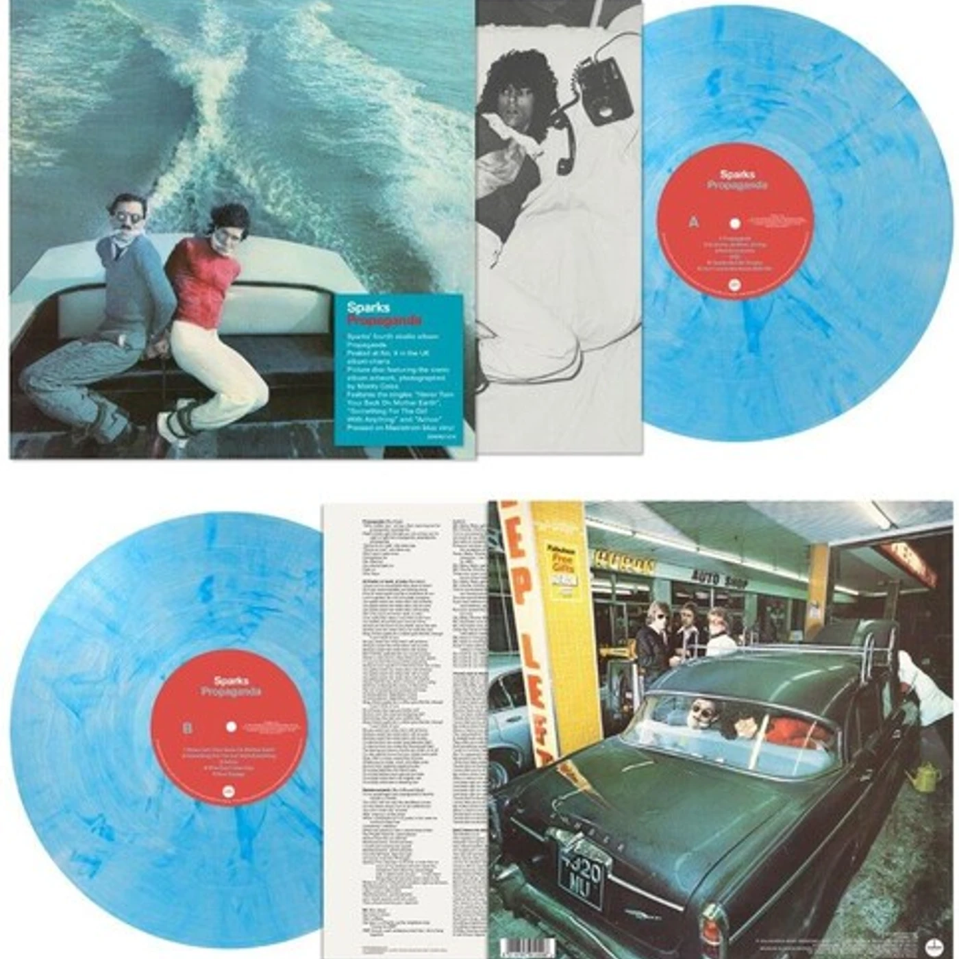 Sparks Propaganda (50th Anniversary Edition) (Blue) Vinyl Record