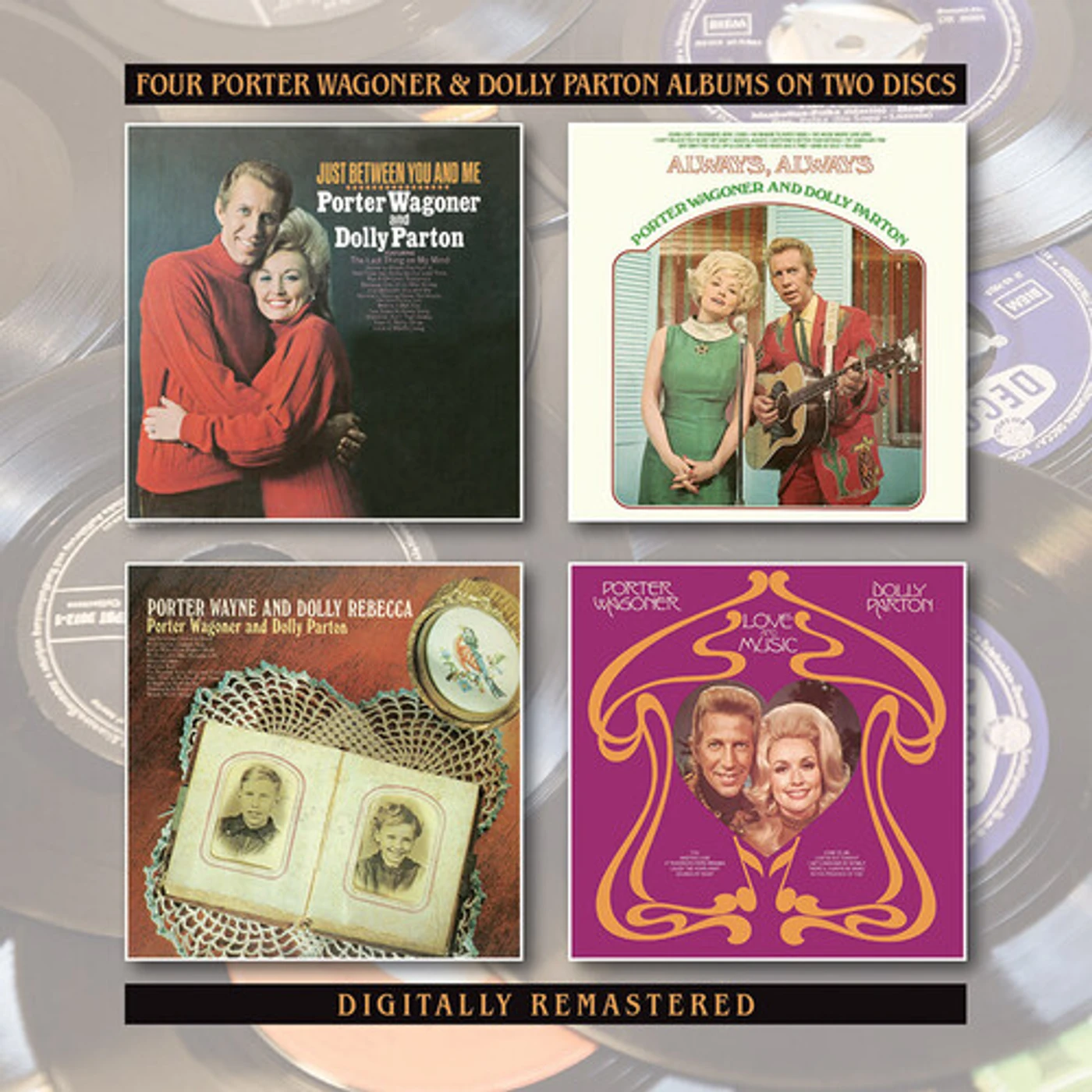 Porter Wagoner JUST BETWEEN YOU & ME / ALWAYS ALWAYS / PORTER CD
