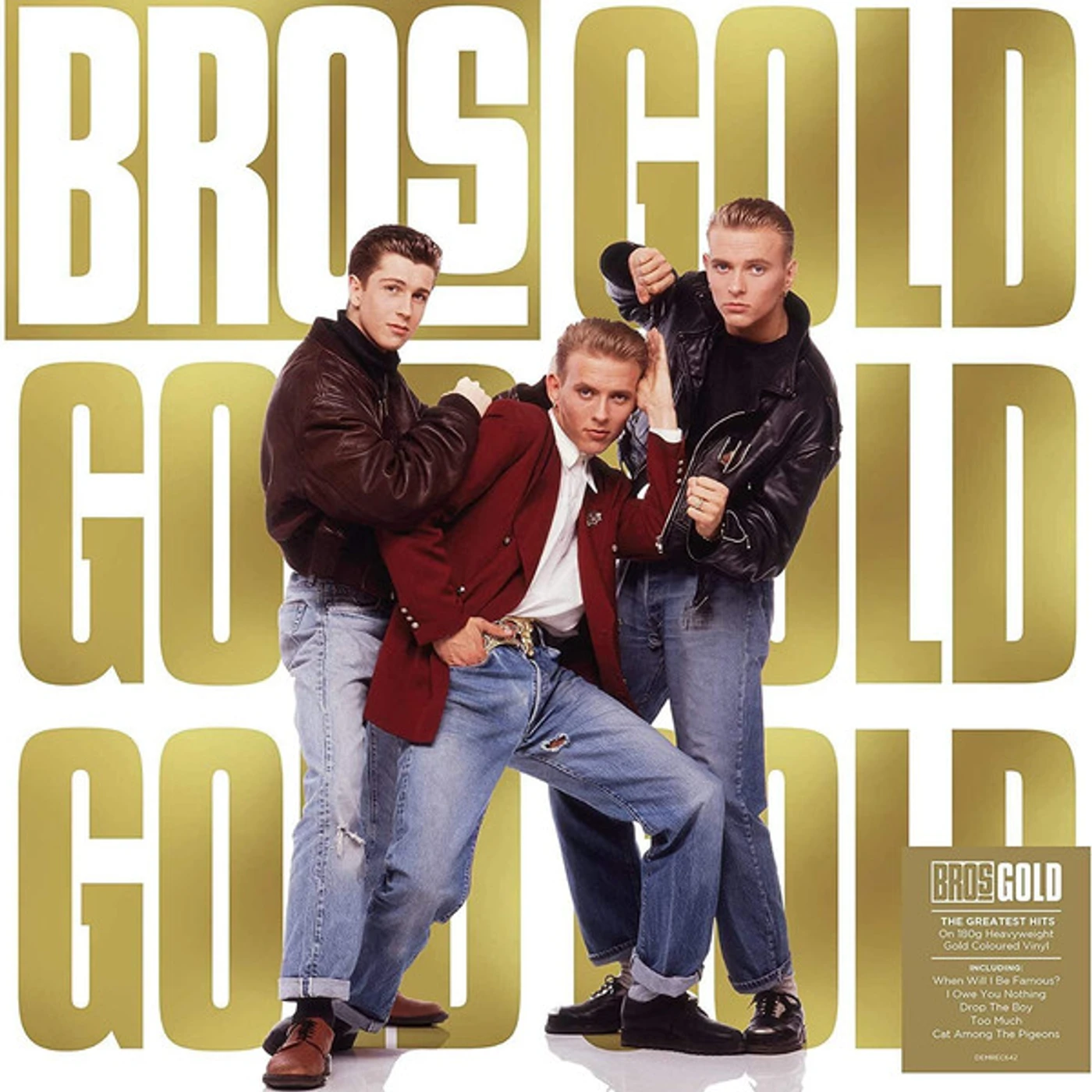 BROS Gold Vinyl Record