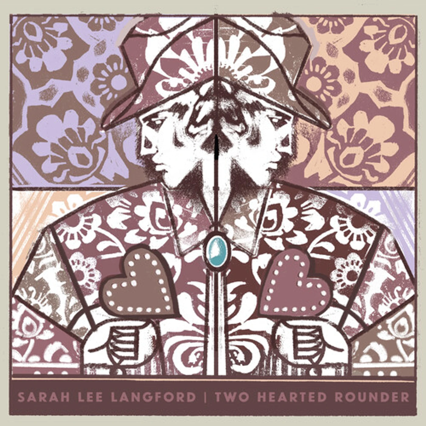 Sarah Lee Langford Two Hearted Rounder Vinyl Record