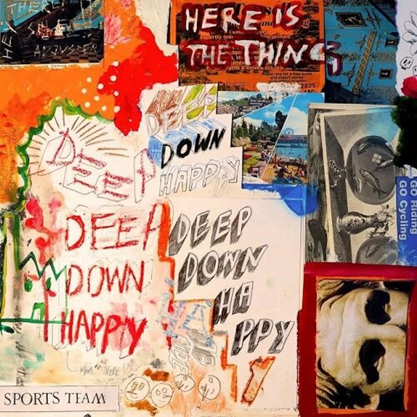 Sports Team Deep Down Happy Vinyl Record