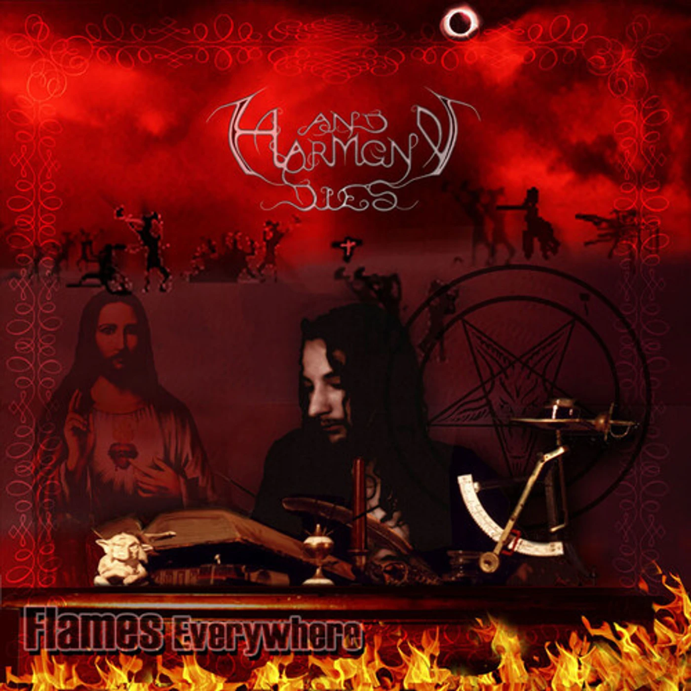 And Harmony Dies FLAMES EVERYWHERE CD