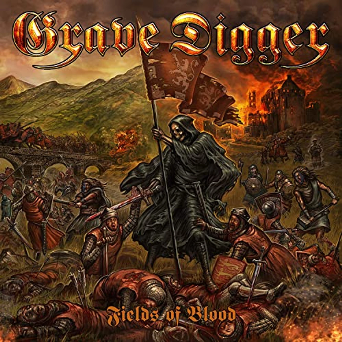 Grave Digger Fields Of Blood Vinyl Record