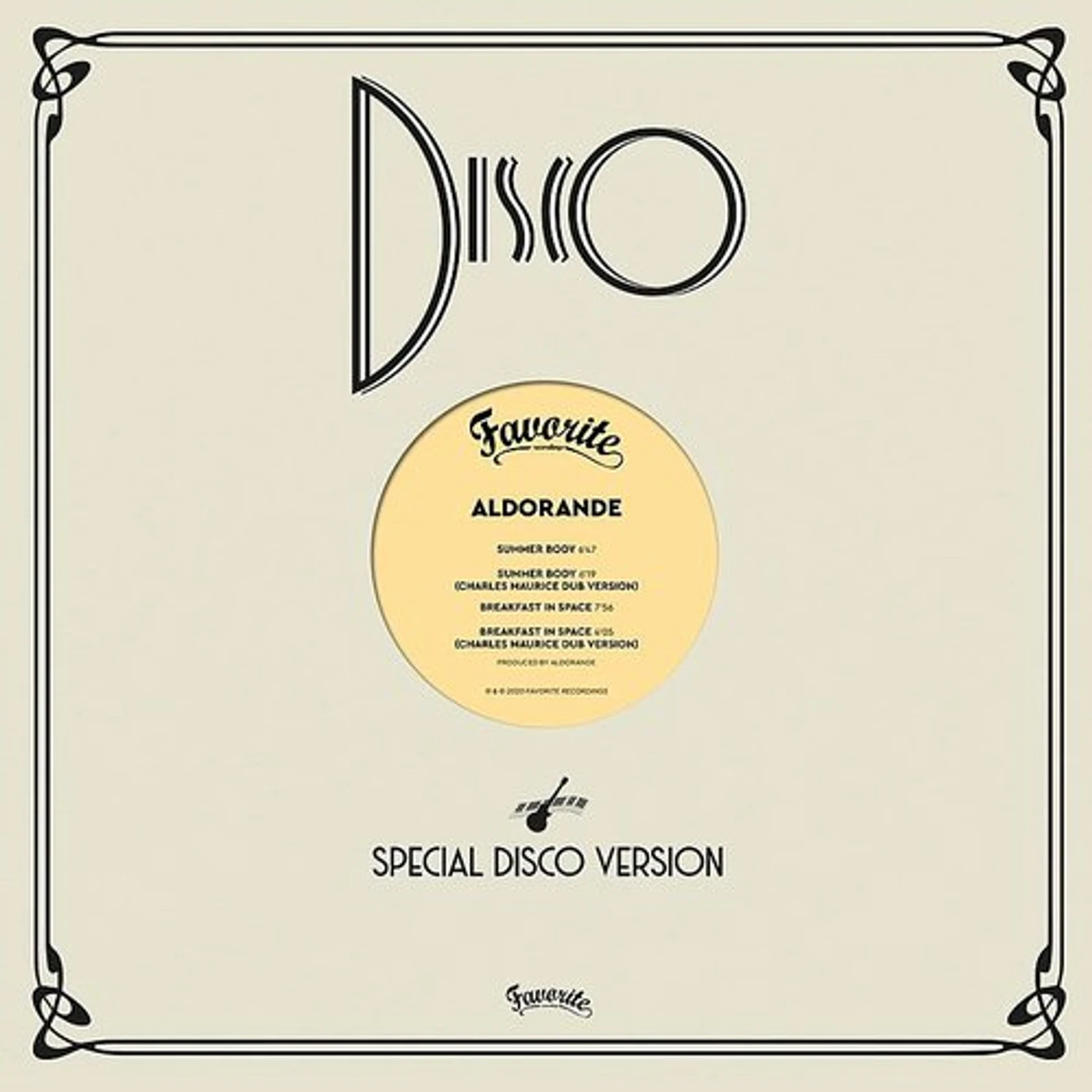 Aldorande Summer Body / Breakfast in Space Vinyl Record