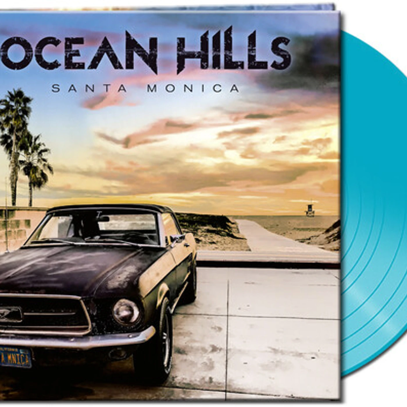 Ocean Hills SANTA MONICA (CLEAR LIGHT BLUE VINYL) Vinyl Record