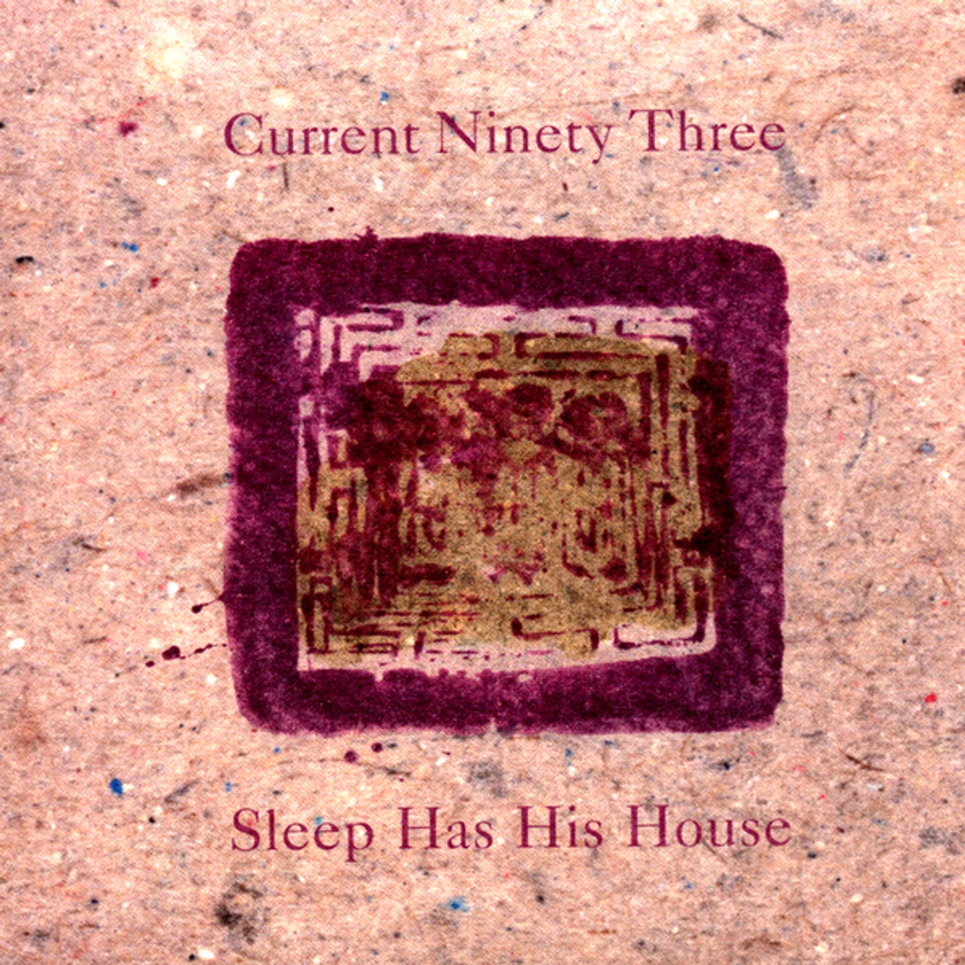 Current 93 SLEEP HAS HIS HOUSE (2LP/YELLOW VINYL) Vinyl Record