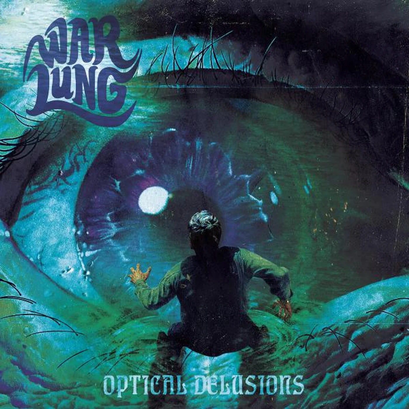 WARLUNG OPTICAL DELUSIONS (HALF PURPLE HALF GREEN VINYL) Vinyl Record