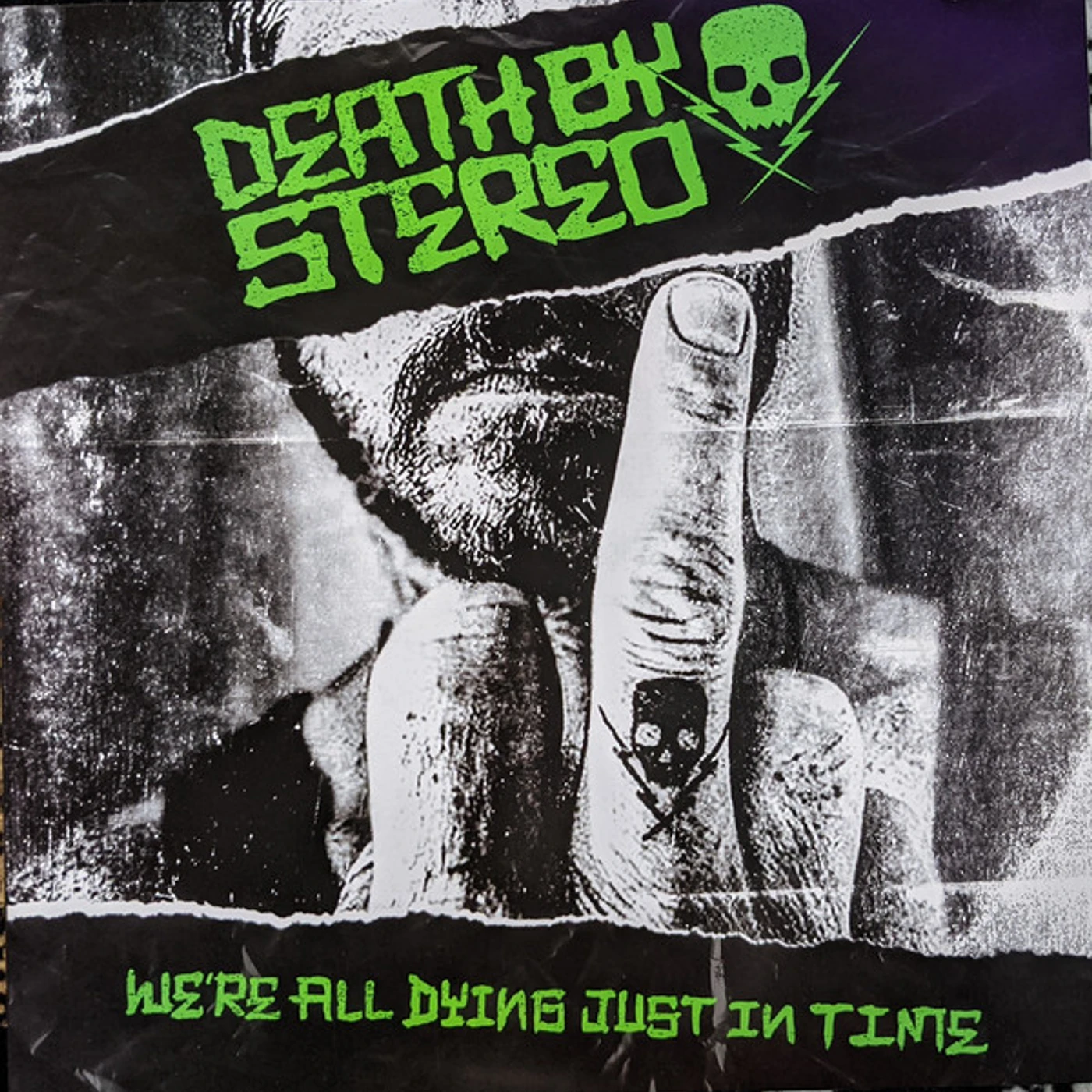 Death By Stereo WE'RE ALL DYING JUST IN TIME (GREEN VINYL/LIMITED) Vinyl Record
