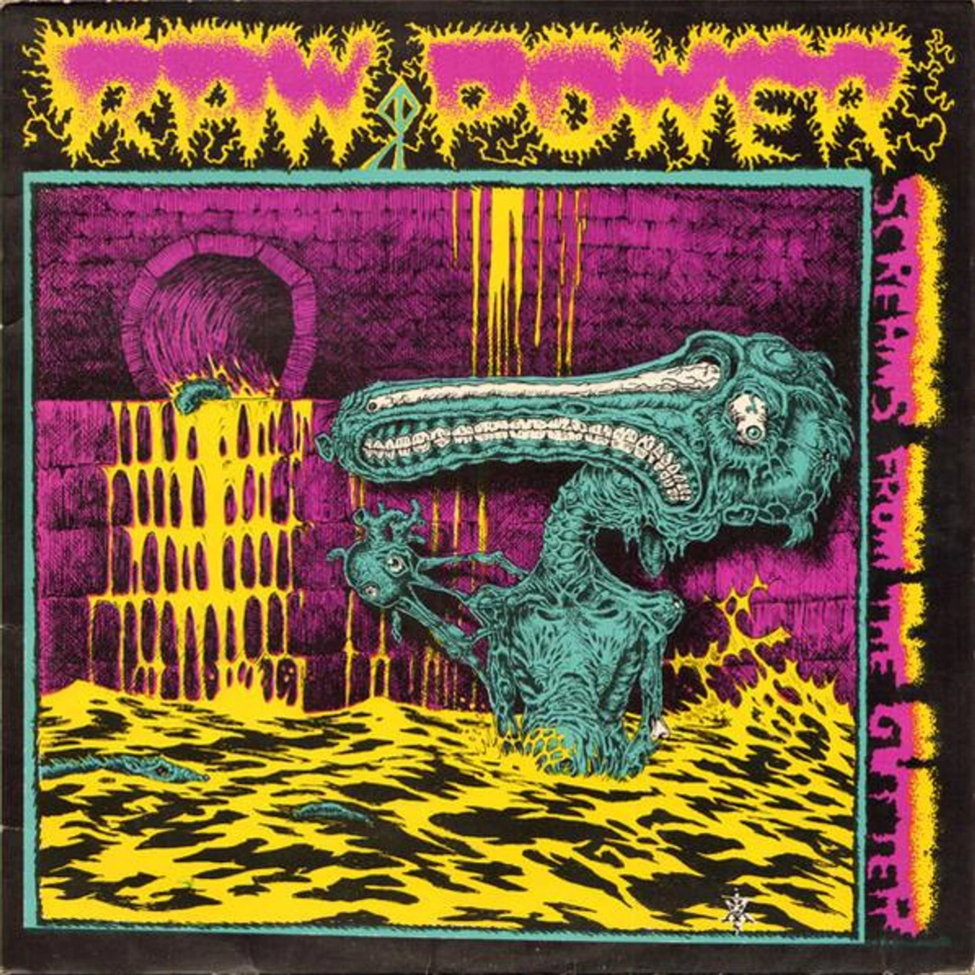 Raw Power SCREAMS FROM THE GUTTER: 35TH ANNIVERSARY Vinyl Record