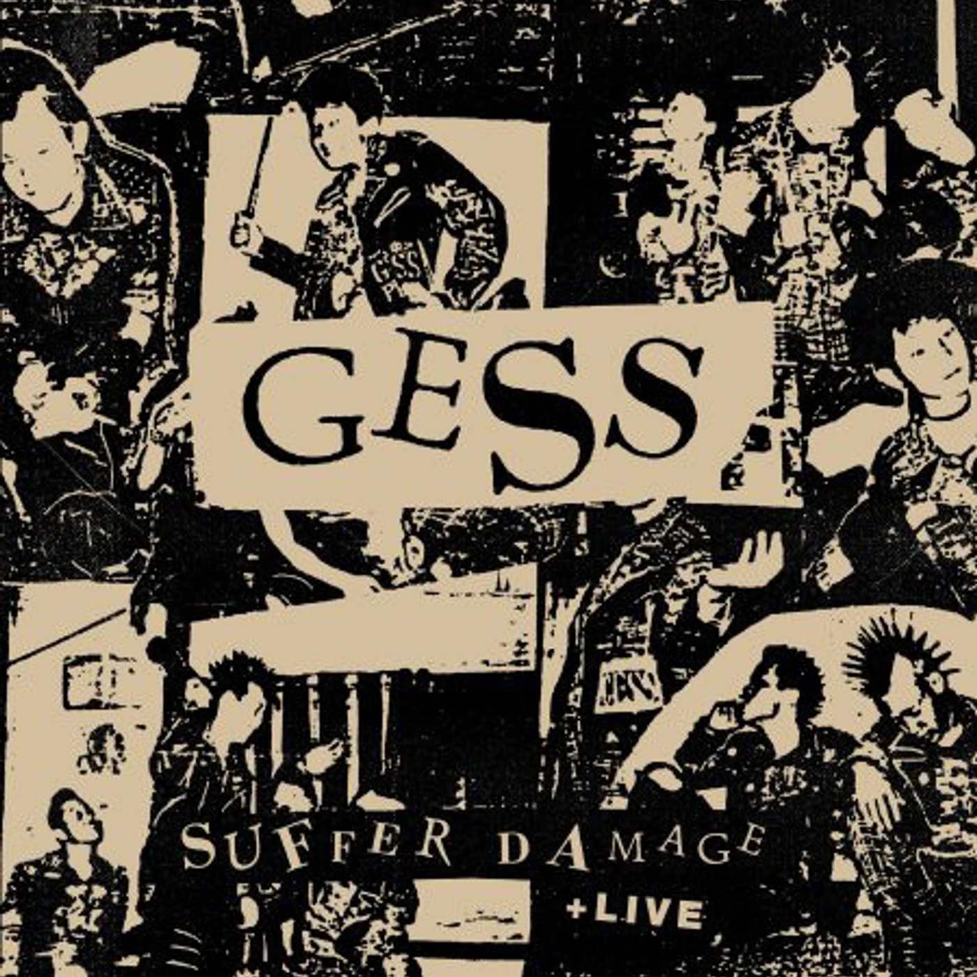 GESS SUFFER DAMAGE / LIVE Vinyl Record
