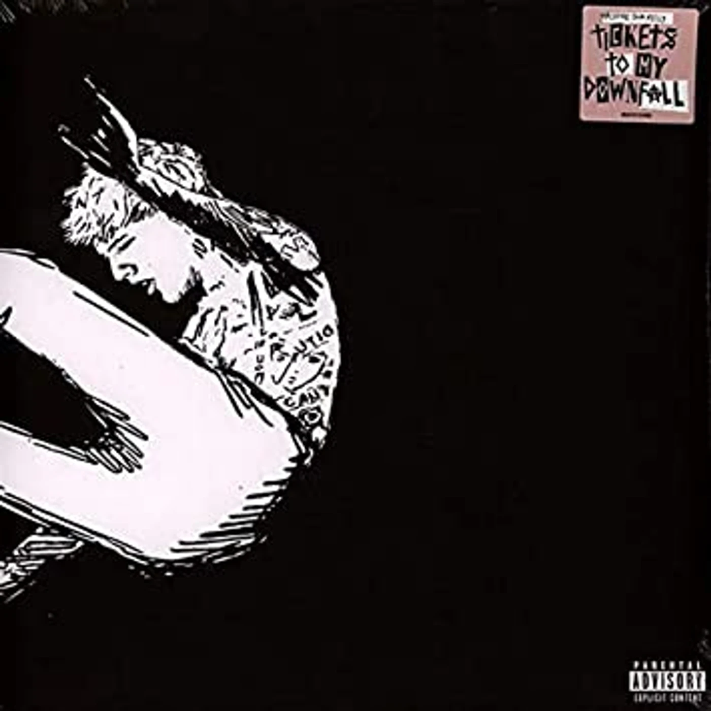 Machine Gun Kelly TICKETS TO MY DOWNFALL Standard Black Vinyl Record