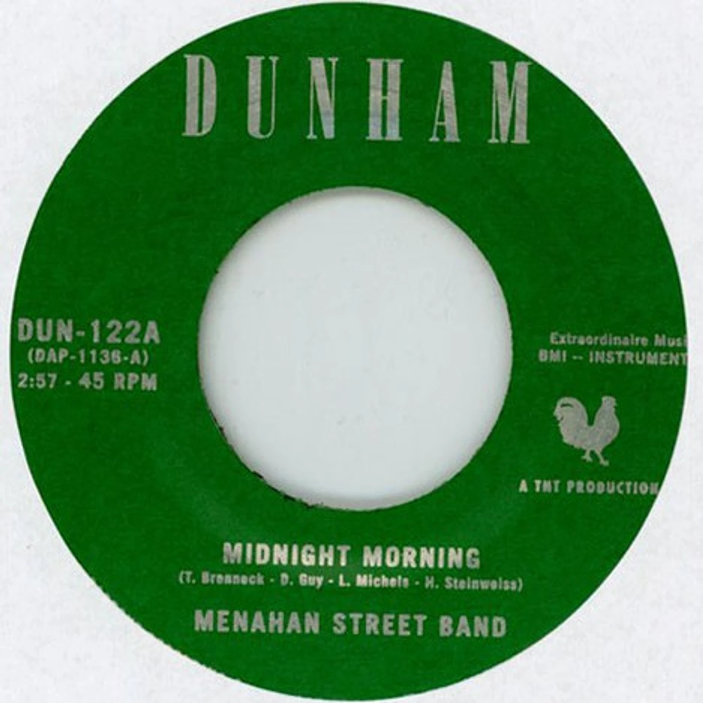 Menahan Street Band MIDNIGHT MORNING / STEPPING THROUGH SHADOW Vinyl Record