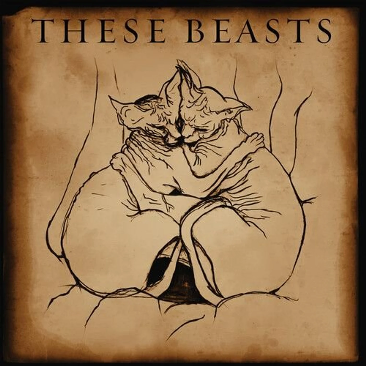 THESE BEASTS (BRONZE SMOKE VINYL) Vinyl Record