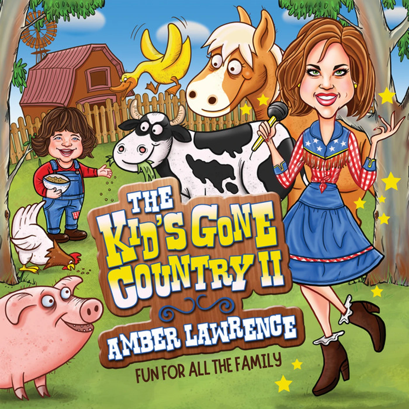 Amber Lawrence KID'S GONE COUNTRY 2 FUN FOR ALL THE FAMILY CD