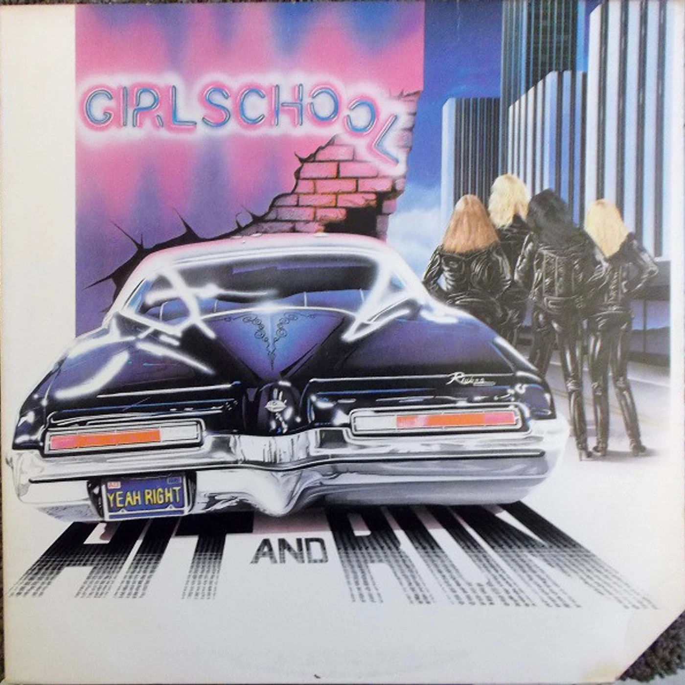 Girlschool Hit And Run Vinyl Record