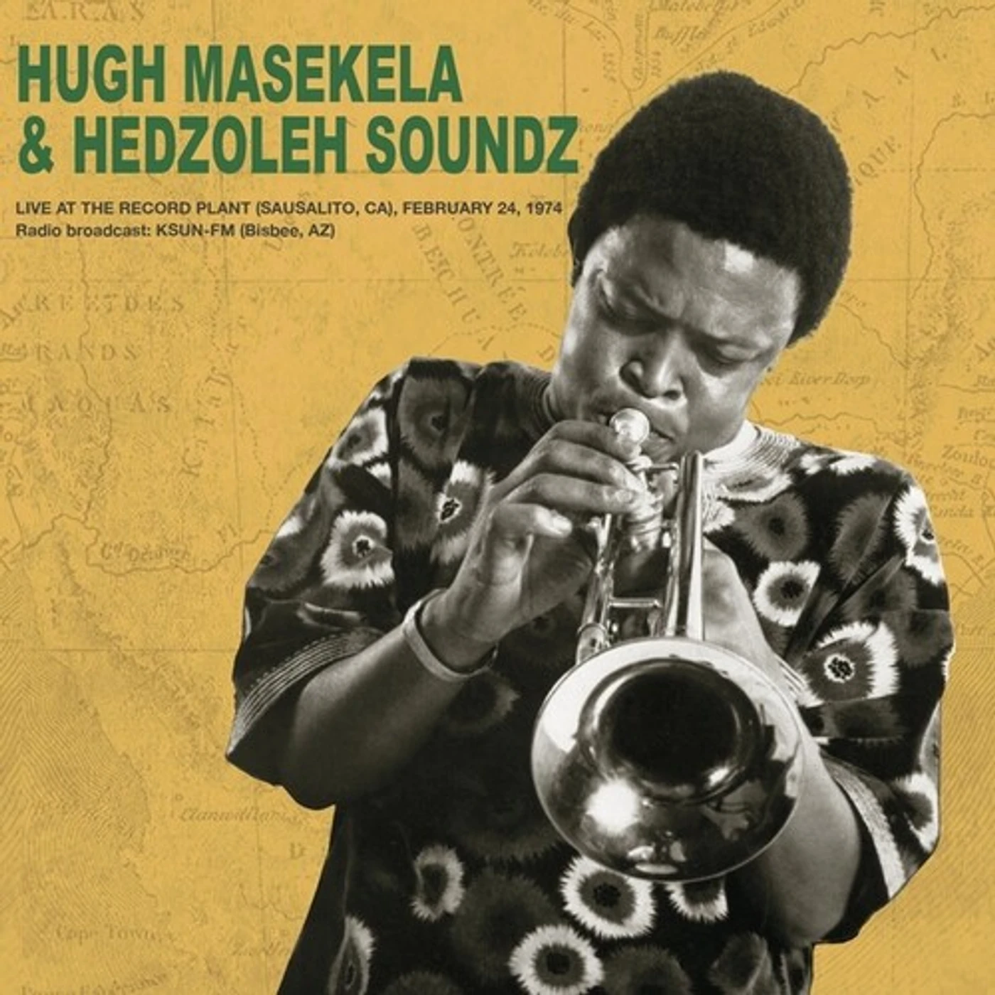 Masekela & Hugh Hedzole LIVE AT THE RECORD PLANT FEBRUARY 24TH 1974 Vinyl Record