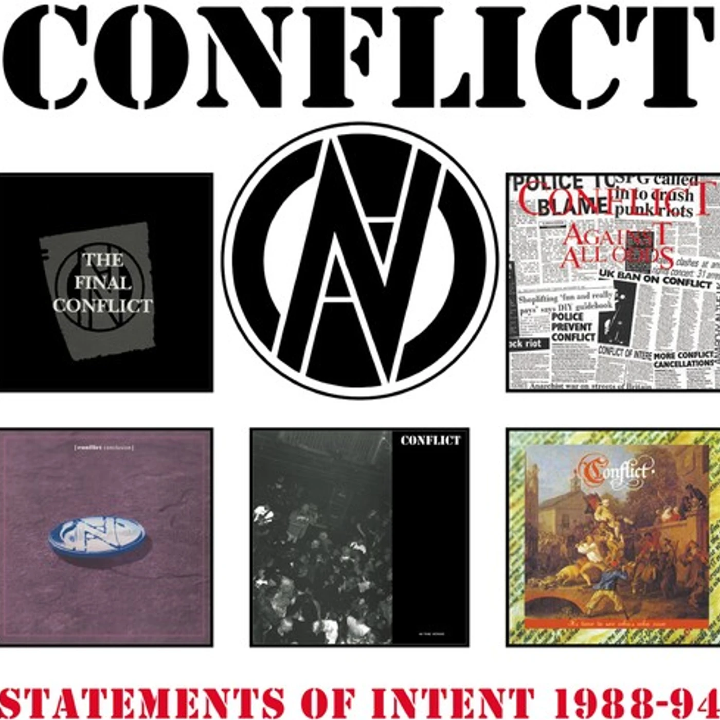 Conflict STATEMENTS OF INTENT 1988-1994 CD