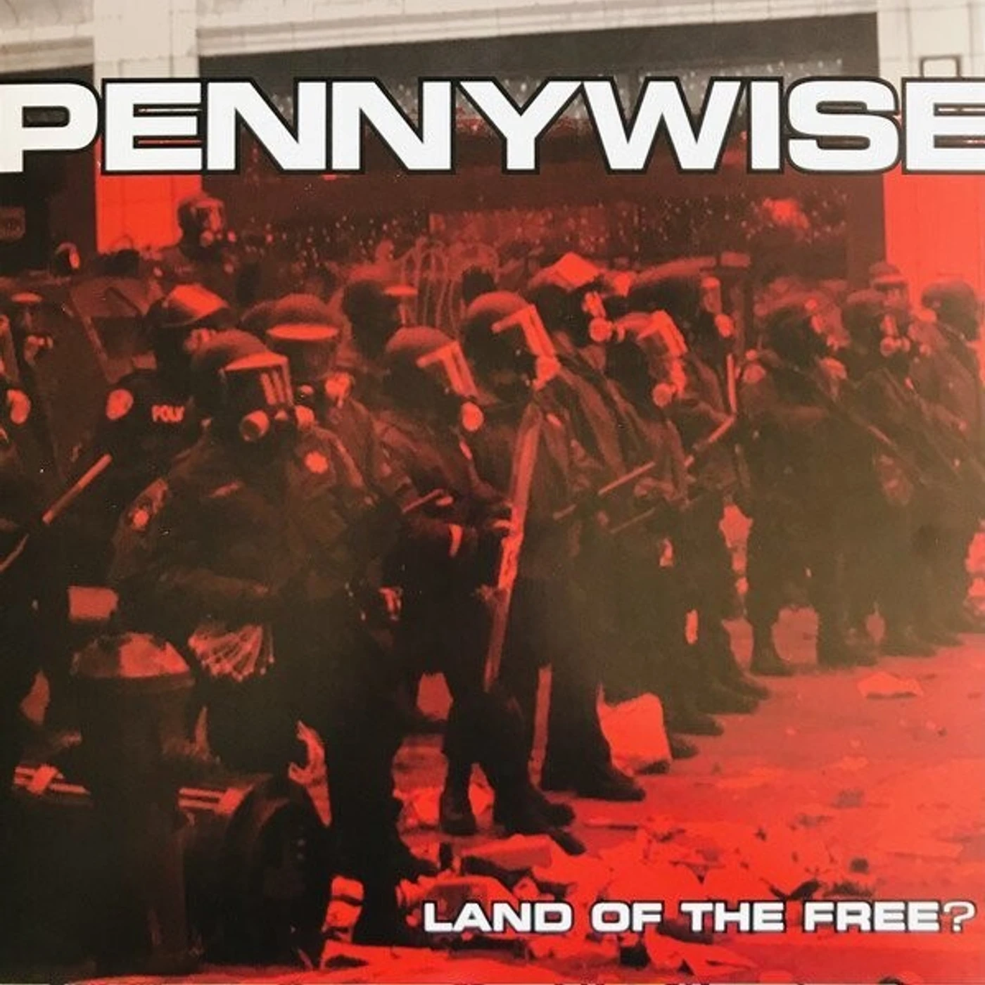 Pennywise LAND OF THE FREE? (ANNIVERSARY EDITION) (RED VINYL Vinyl Record