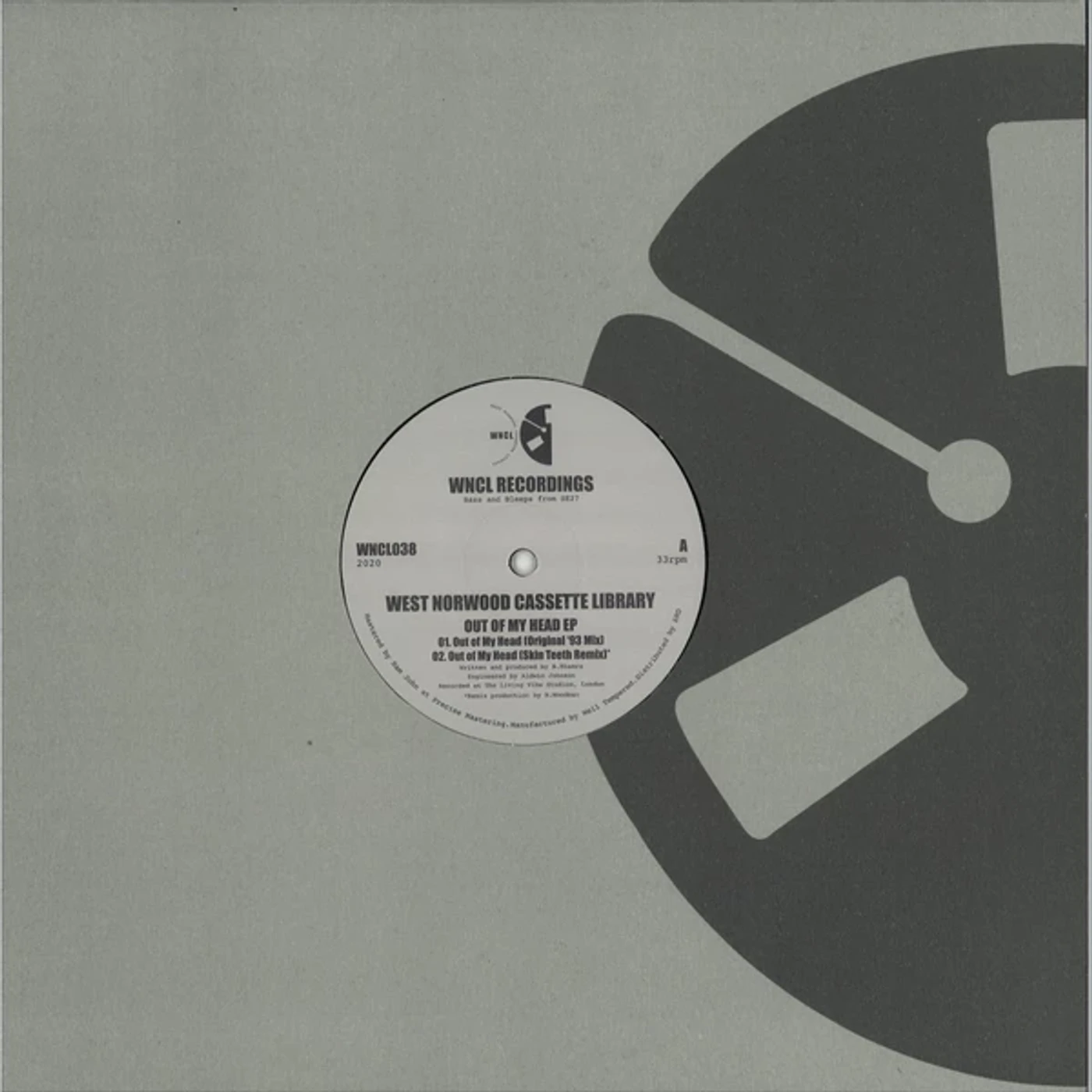 West Norwood Cassette Library OUT OF MY HEAD Vinyl Record