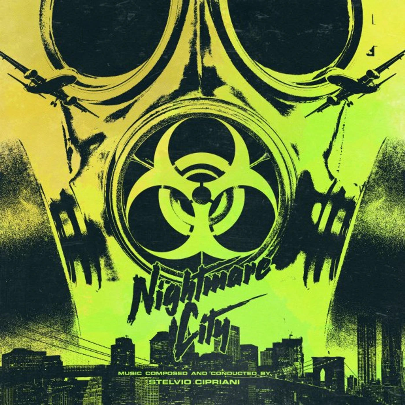 Stelvio Cipriani NIGHTMARE CITY Original Soundtrack (2LP/140G/NEON GREEN VINYL) Vinyl Record