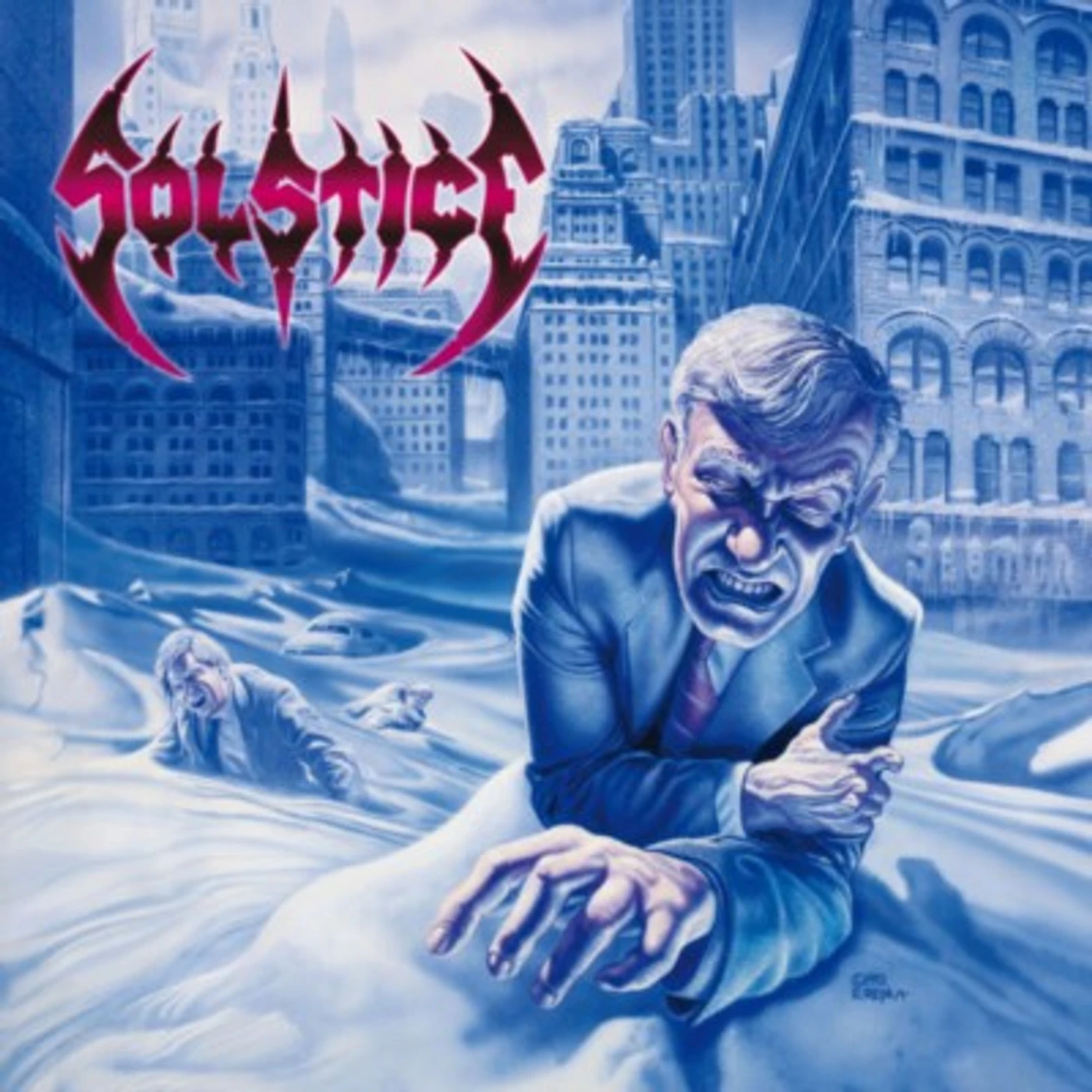 Solstice  SENTENCING (REISSUE/WHITE VINYL) Vinyl Record