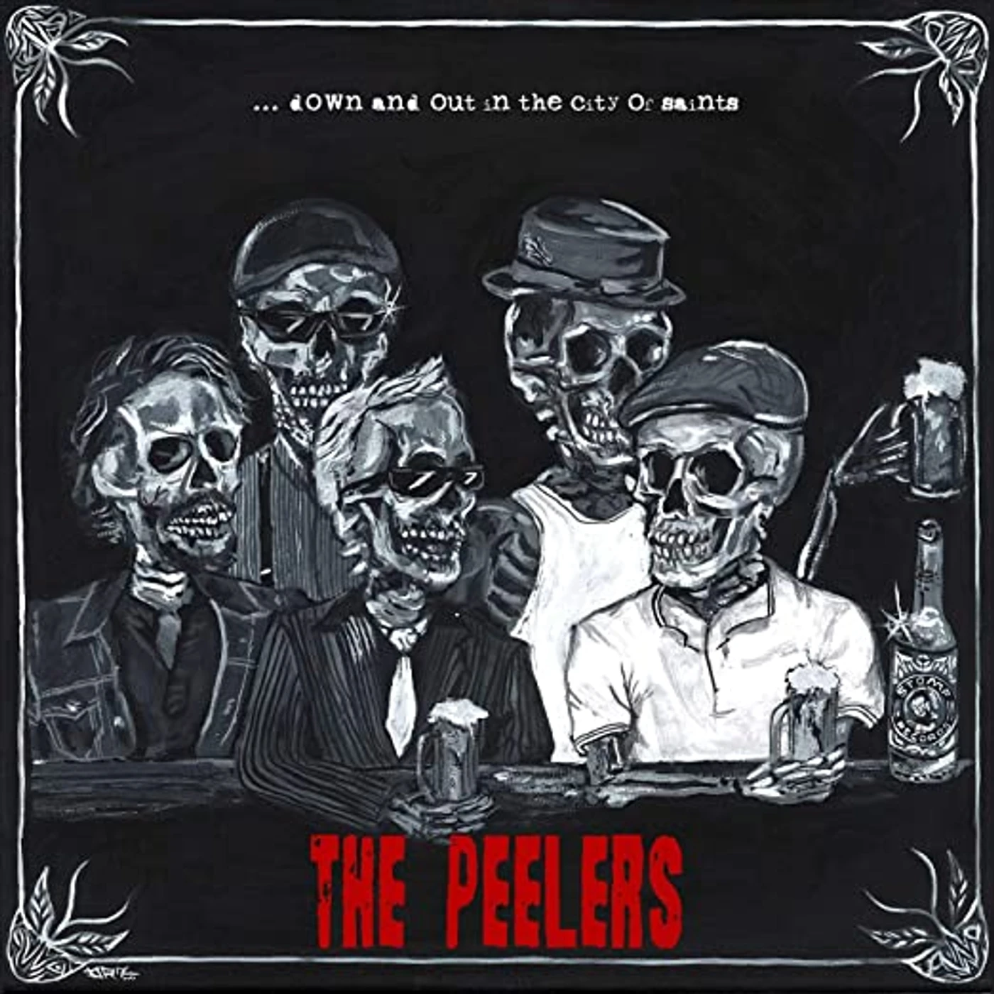 The Peelers DOWN AND OUT IN THE CITY OF SAINTS Vinyl Record