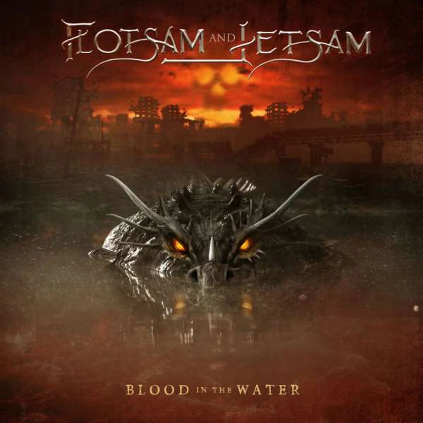 Flotsam & Jetsam BLOOD IN THE WATER (CLEAR YELLOW VINYL) Vinyl Record