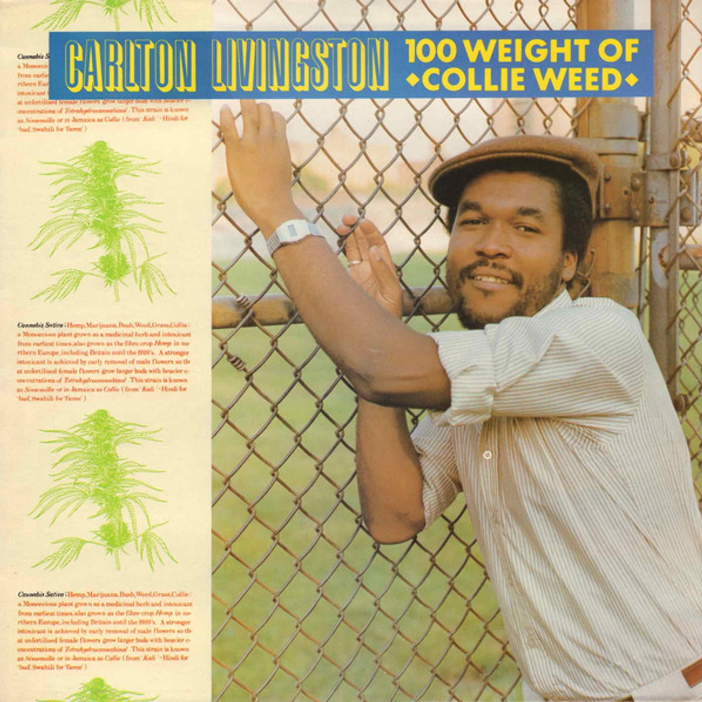 Carlton Livingston 100 Weight of Collie Weed Vinyl Record