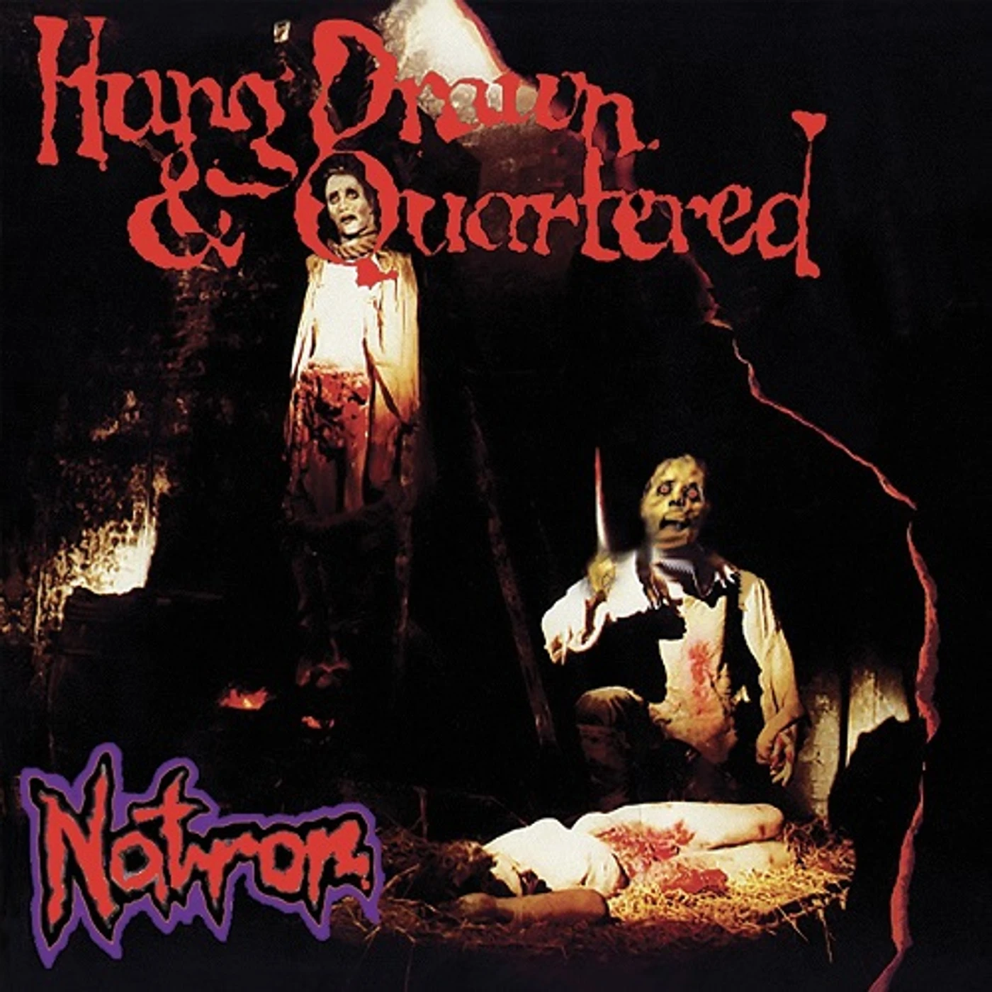 Natron HUNG, DRAWN & QUARTERED (PURPLE VINYL) Vinyl Record
