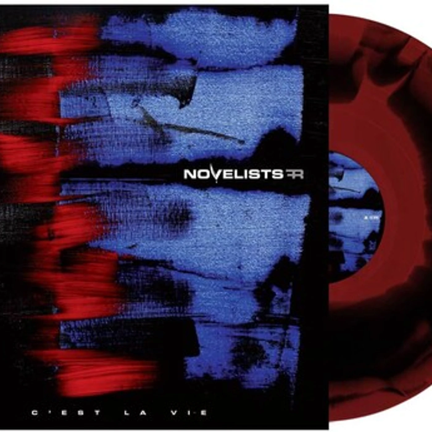 Novelists FR C'EST LA VIE (RED & BLACK SWIRL) Vinyl Record
