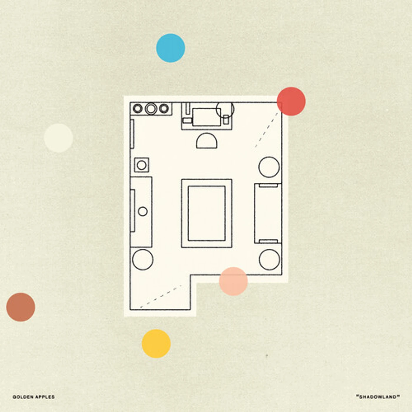 Golden Apples SHADOWLAND - YELLOW Vinyl Record