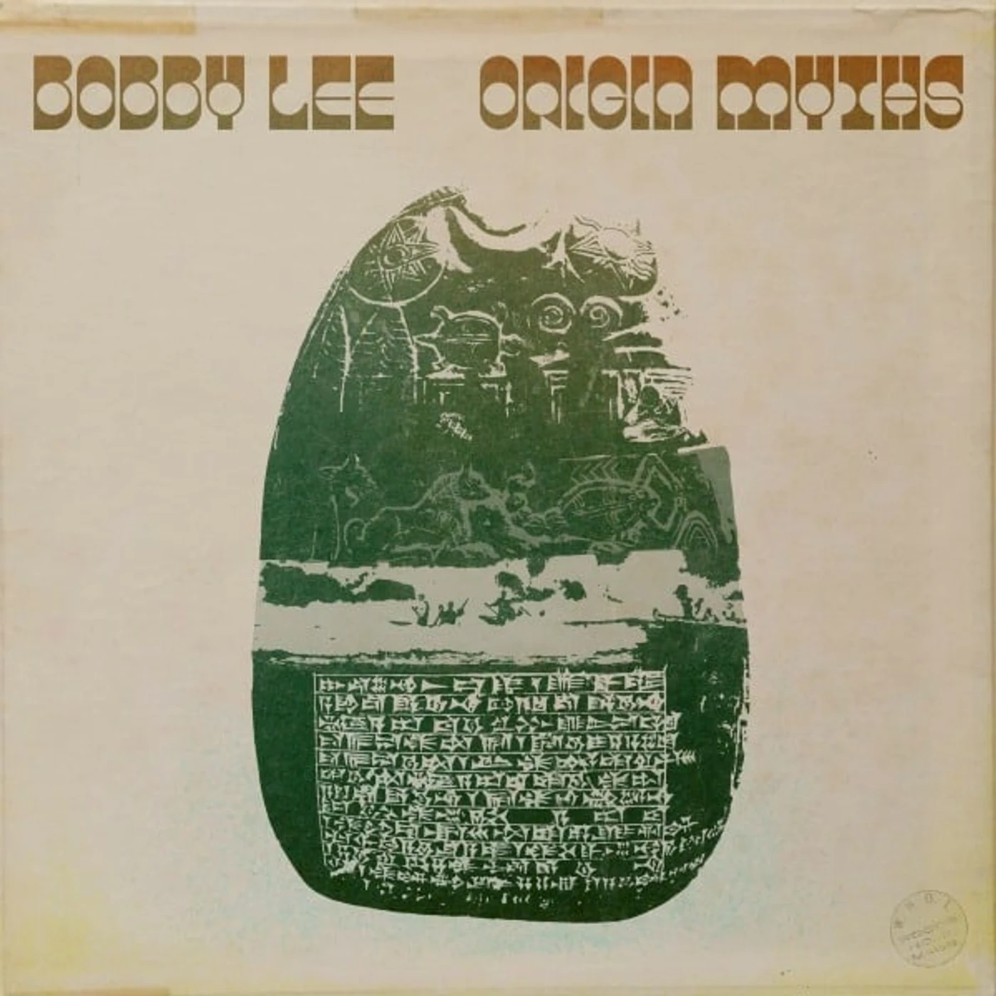 Bobby Lee ORIGIN MYTHS Vinyl Record