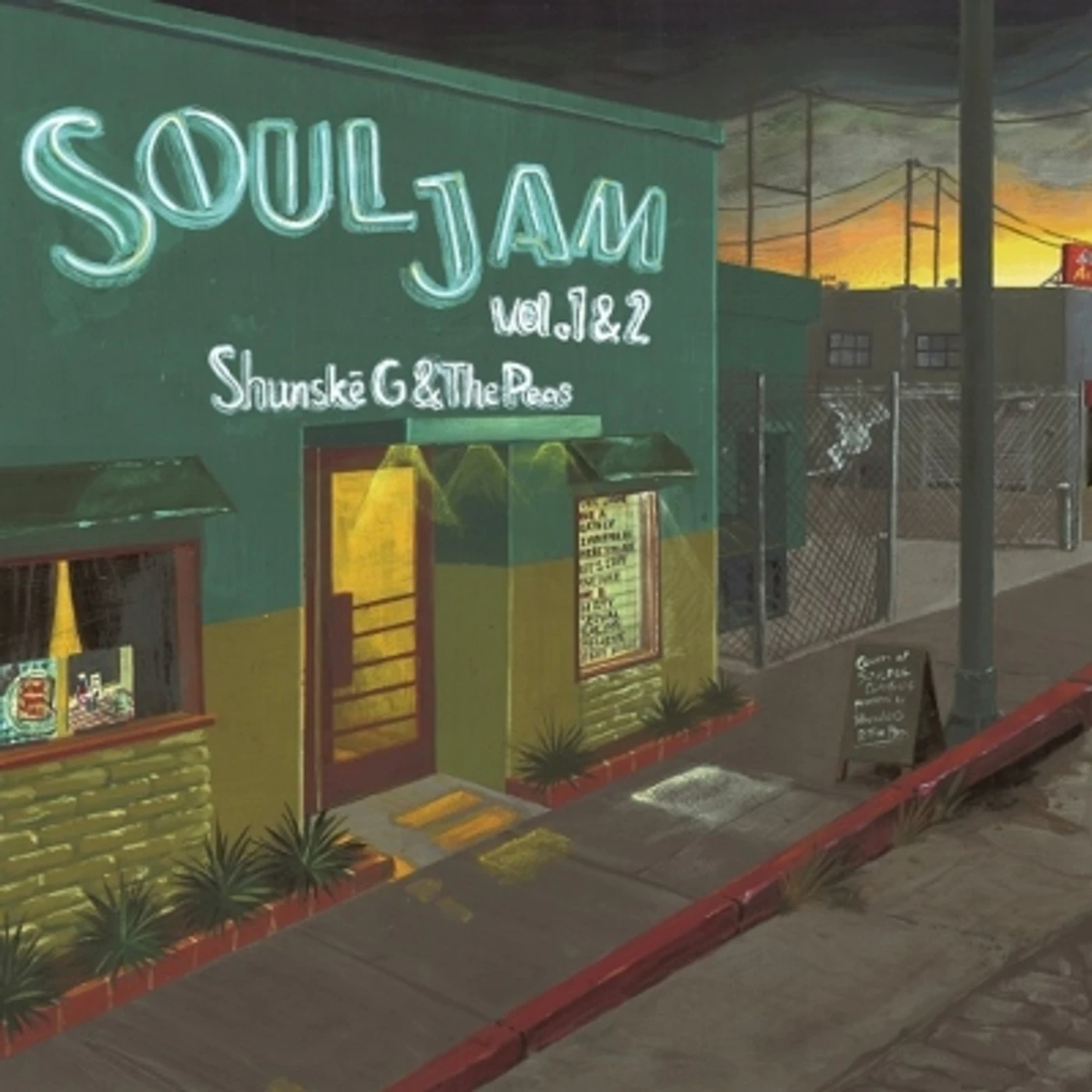 Shunské G & The Peas SOUL JAM VOL.1&2 Vinyl Record