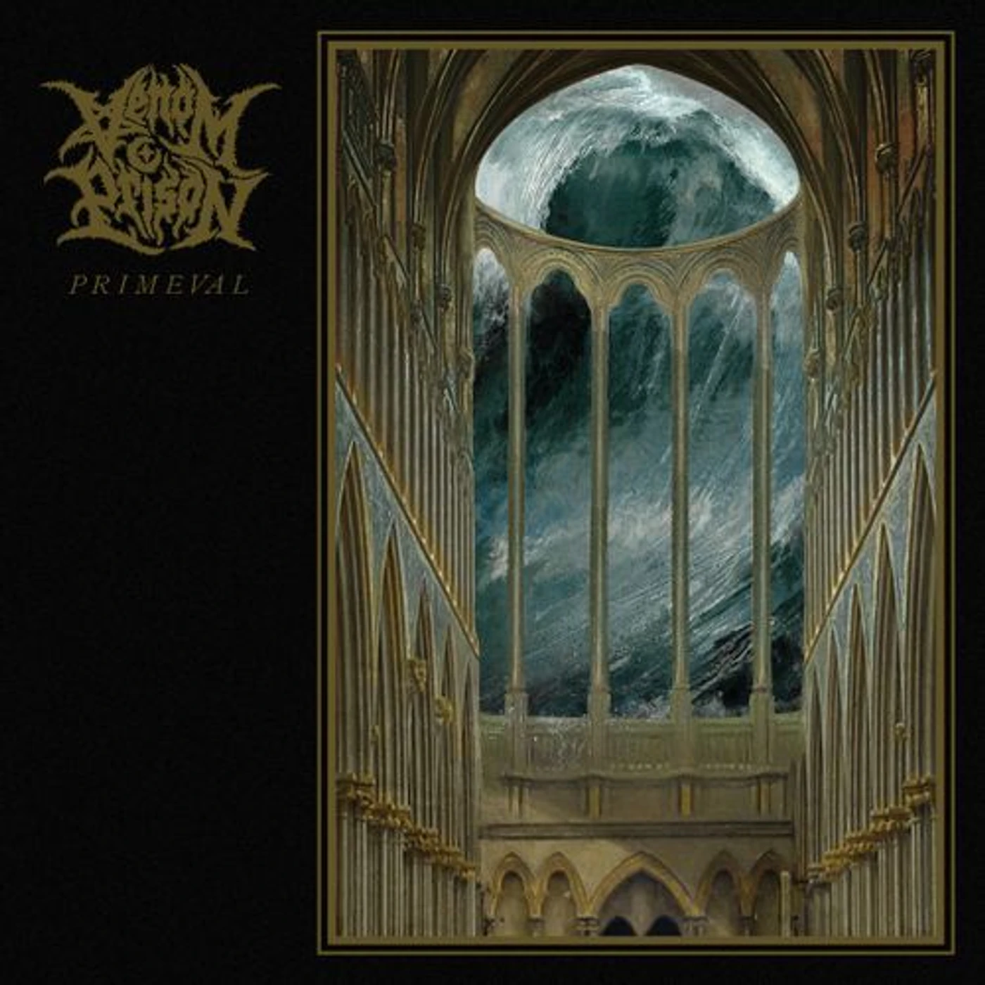 Venom Prison SAMSARA (BLACK WITH WHITE SPLATTER VINYL) Vinyl Record