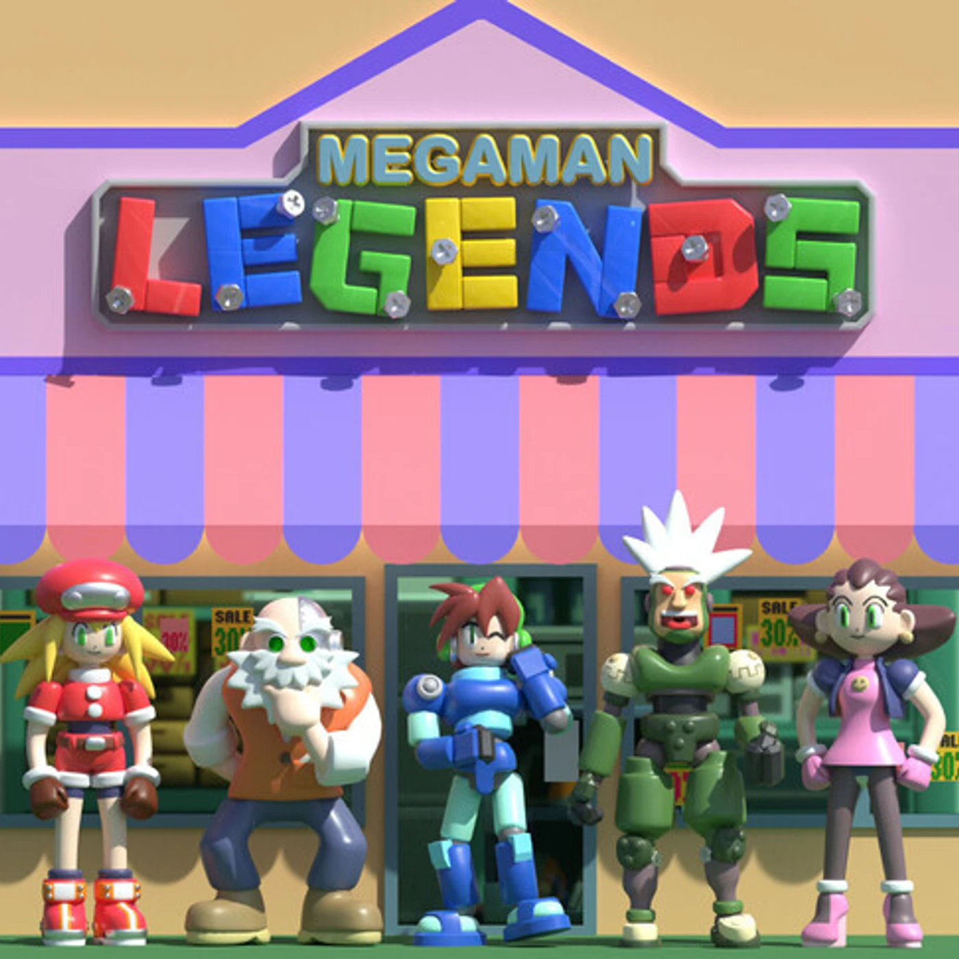 Capcom Sound Team MEGA MAN LEGENDS / Original Soundtrack (CLEAR VINYL) Vinyl Record
