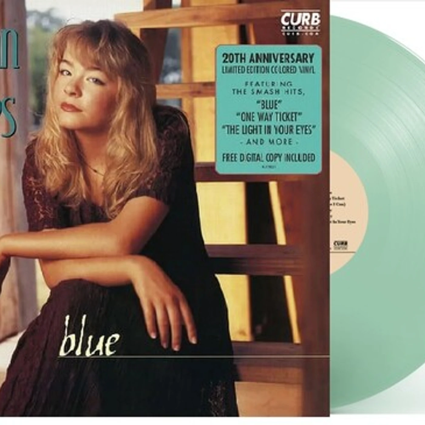 LeAnn Rimes Blue Vinyl Record