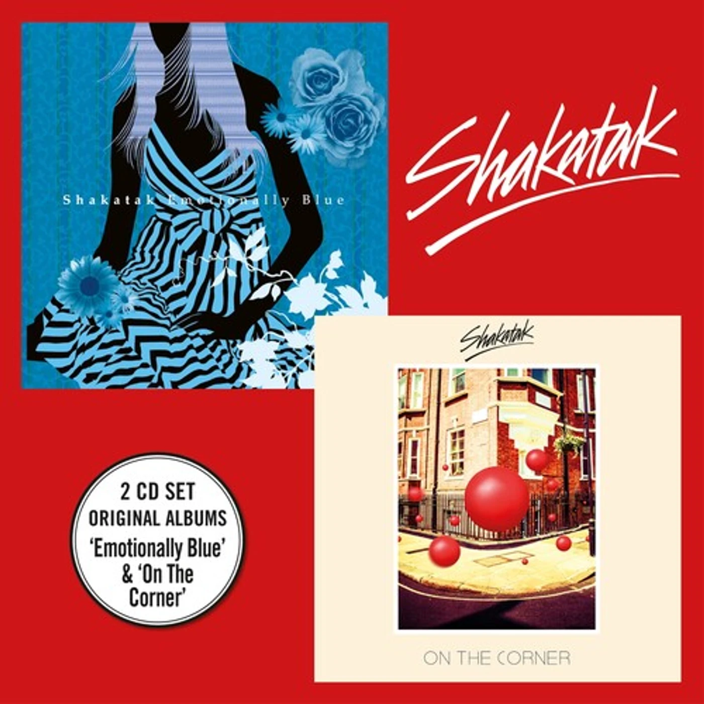 Shakatak EMOTIONALLY BLUE / ON THE CORNER CD