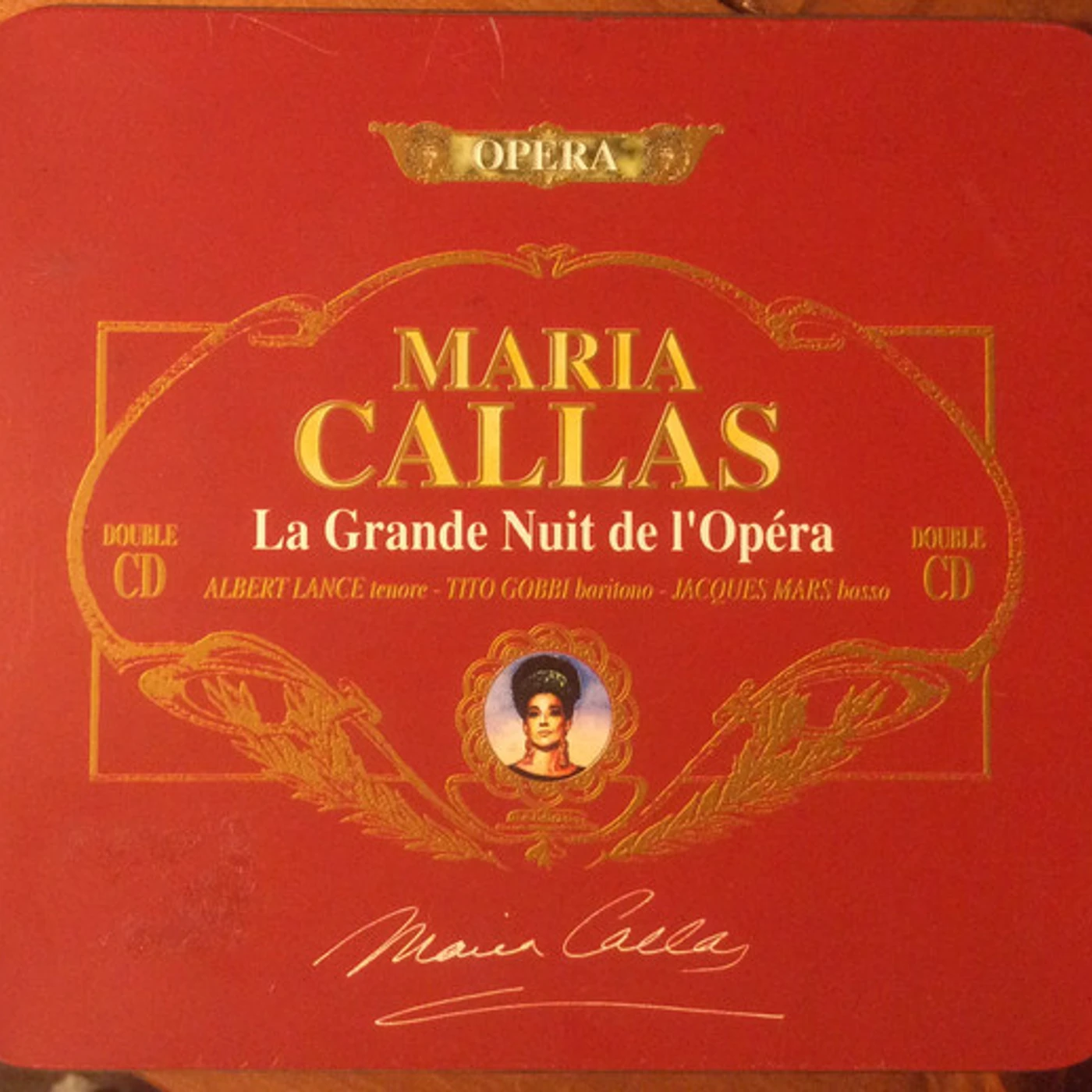 Maria Callas LA GRANDE NUIT DE L'OPERA (2LP) Vinyl Record