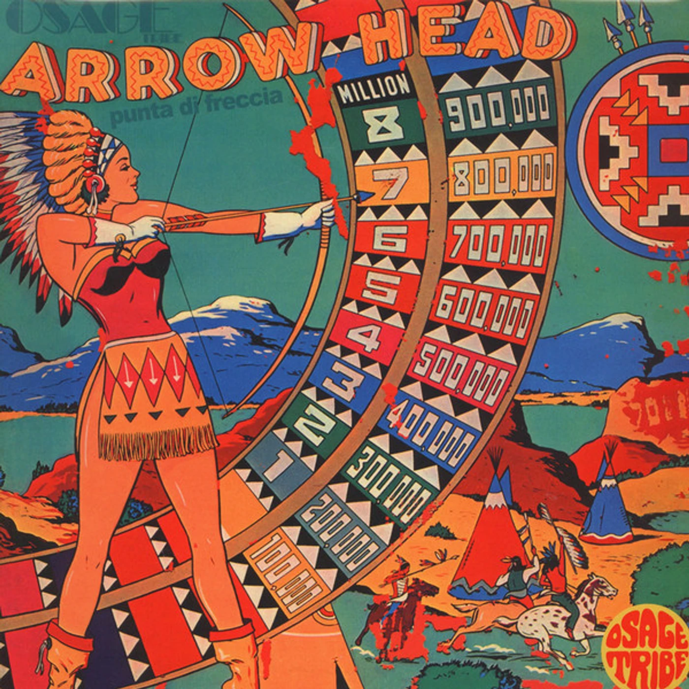 Osage Tribe Arrow Head Vinyl Record