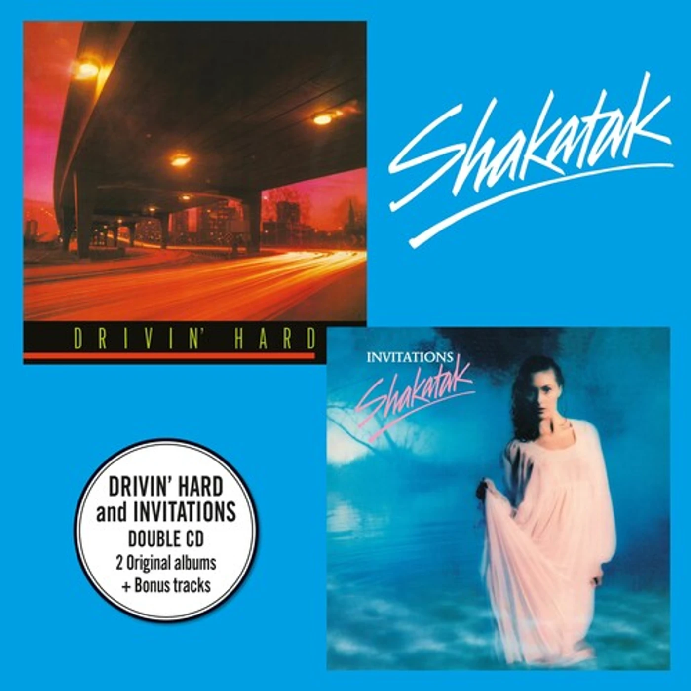 Shakatak DRIVIN' HARD + INVITATIONS CD