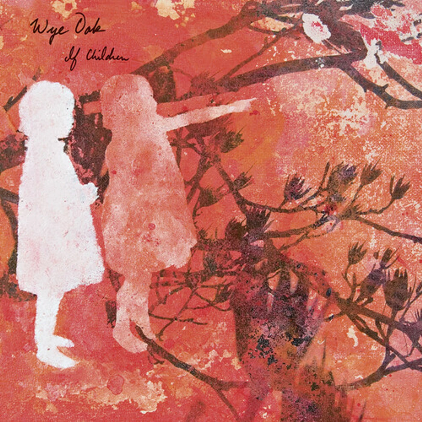 Wye Oak If Children (Reissue) Red & White Splatter Vinyl Record