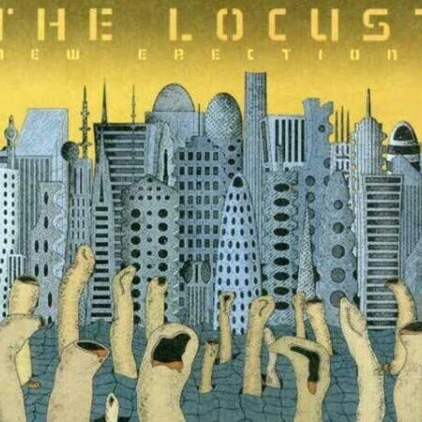 Locust NEW ERECTIONS - TRANSLUCENT SMOKE Vinyl Record