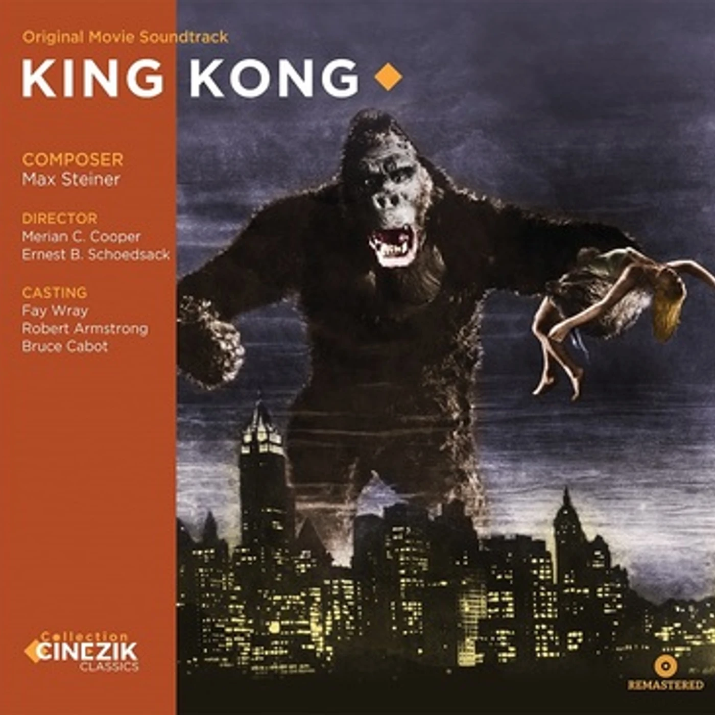 Max Steiner KING KONG / Original Soundtrack Vinyl Record