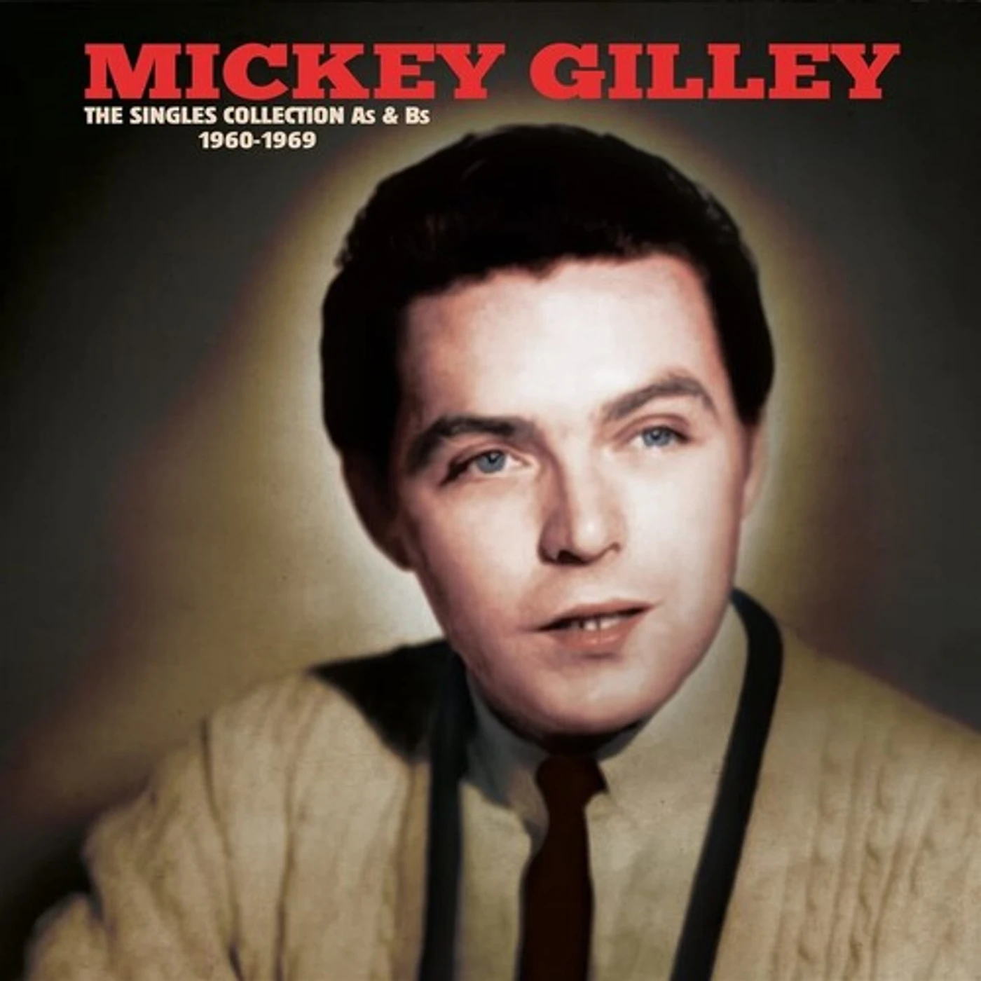 Mickey Gilley SINGLES COLLECTION A'S & B'S 1960-1969 Vinyl Record - Gold Disc