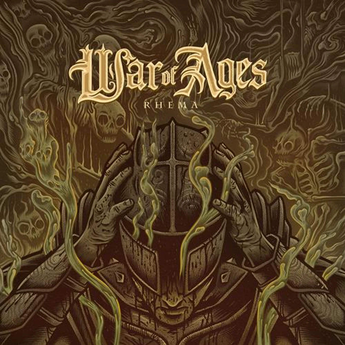 War Of Ages RHEMA (BATTLE BRONZE ETCHED VINYL) Vinyl Record