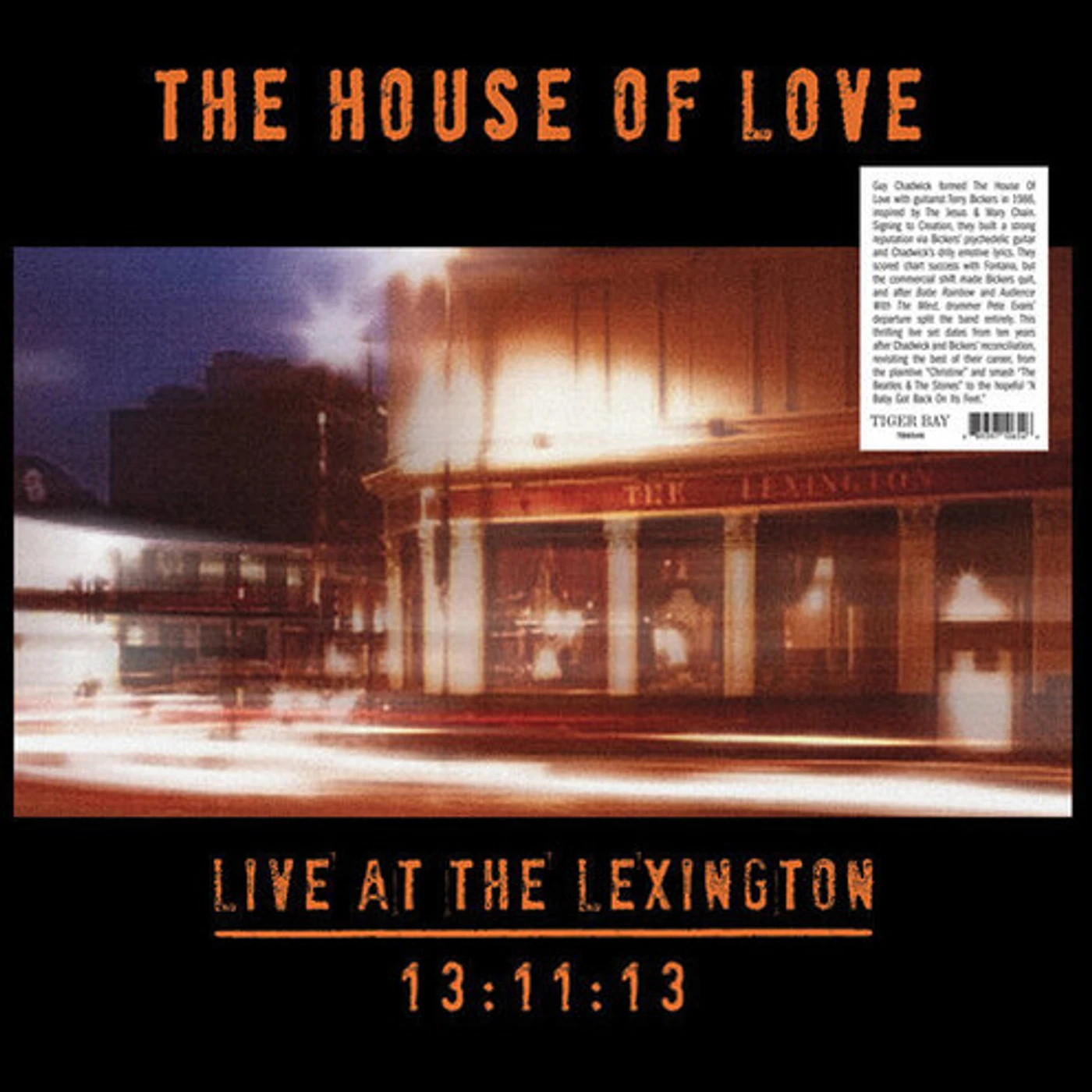 The House of Love Live At The Lexington 13:11:13 Vinyl Record